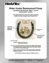 Weldtec Water Cooler Replacement Pumps